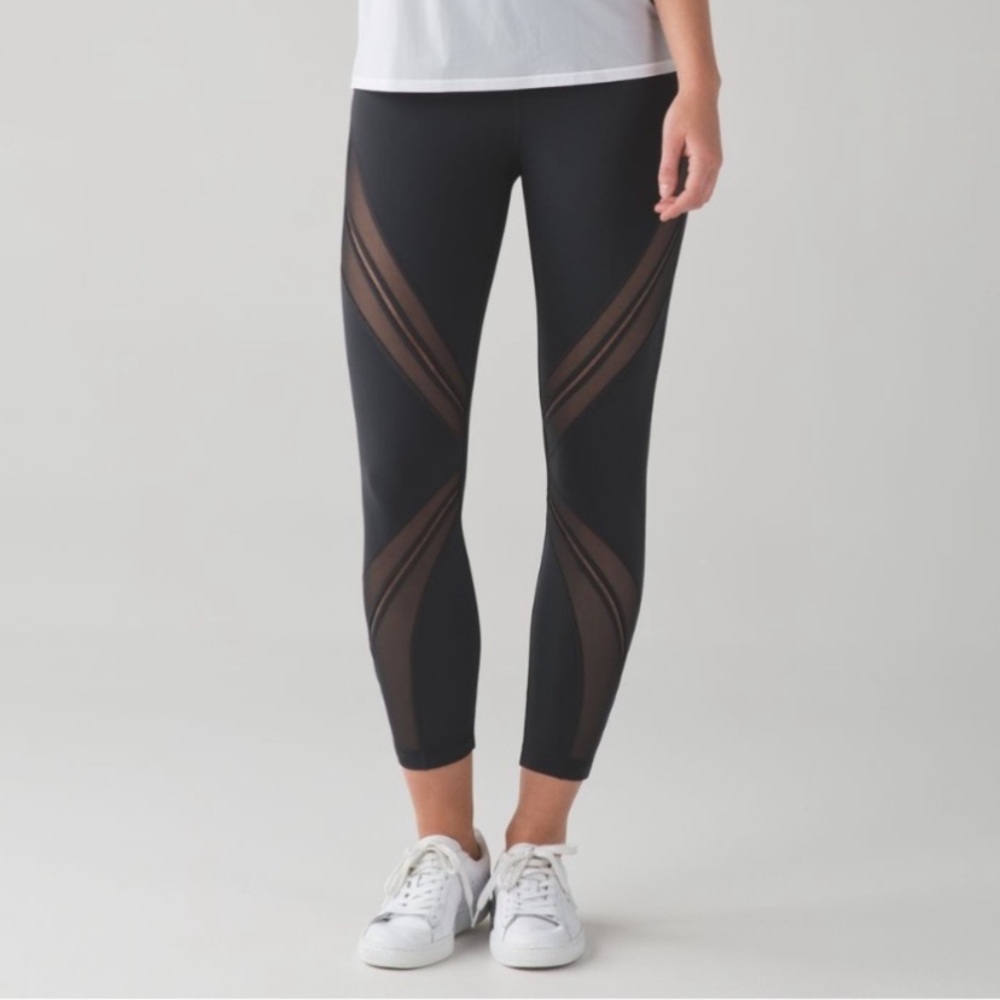 Lululemon High Times Pants Leggings Full-On Luxtreme Black Sz 4